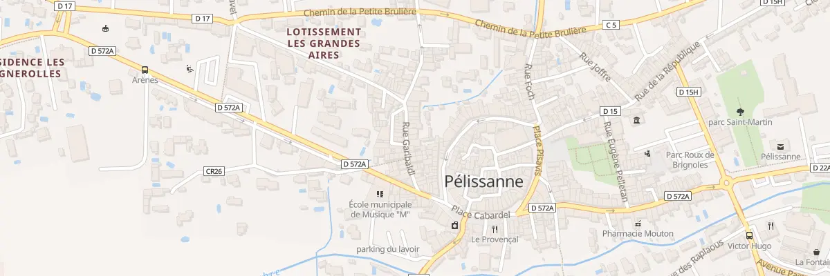 Plan du 26 Rue Garibaldi à Pélissanne