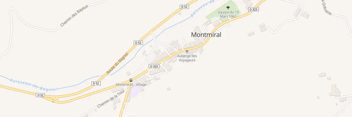 Plan du 144 Rue des Deux Clochers à Montmiral