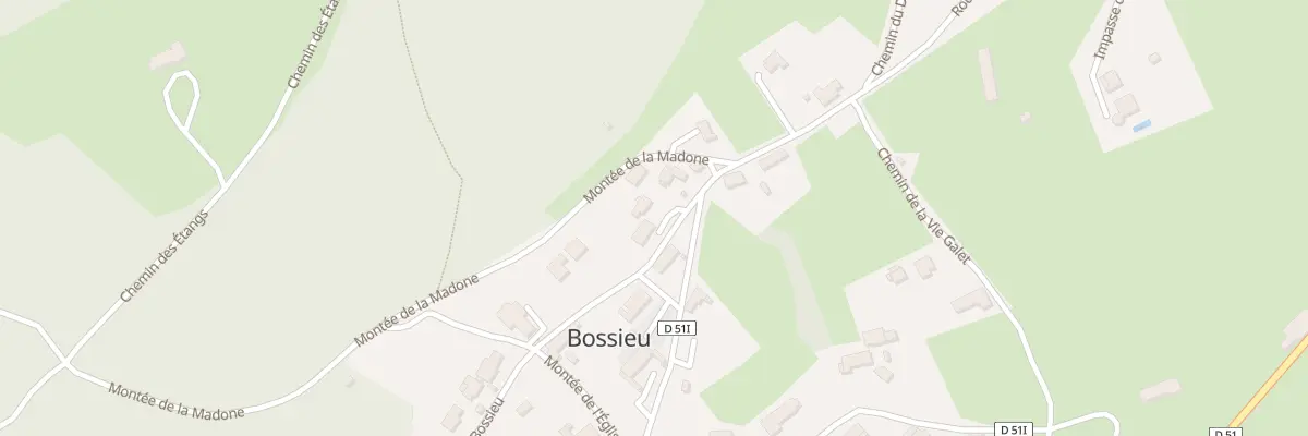 Plan du 2 Rte du Grand Bossieu à Bossieu