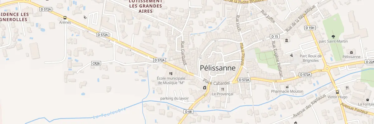 Plan du 10 Rue Garibaldi à Pélissanne