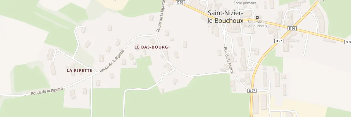 Plan du 186 Che du Bas Bourg à Saint-Nizier-le-Bouchoux