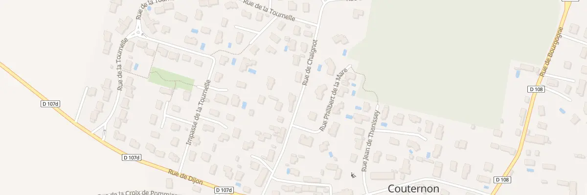 Plan du 15 Rue de Chaignot à Couternon