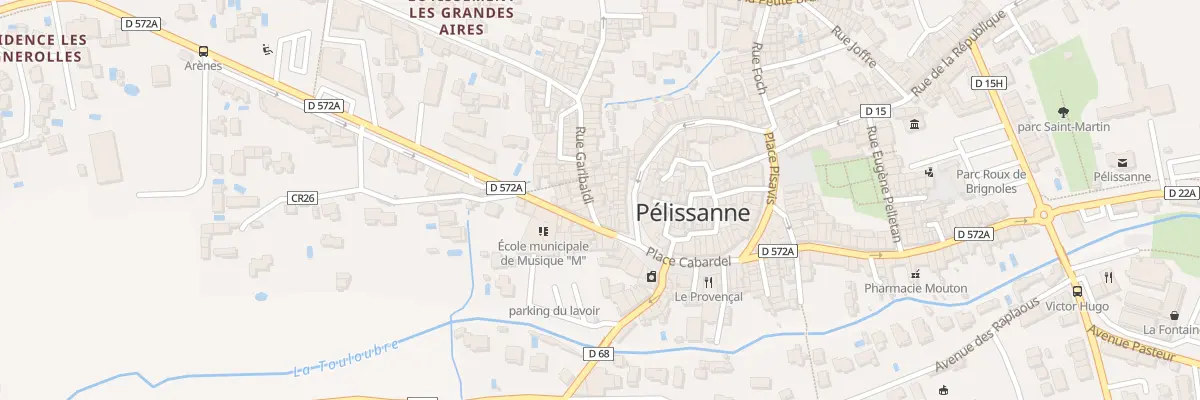 Plan du 8 Rue Garibaldi à Pélissanne