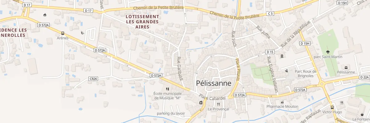 Plan du 28 Rue Garibaldi à Pélissanne