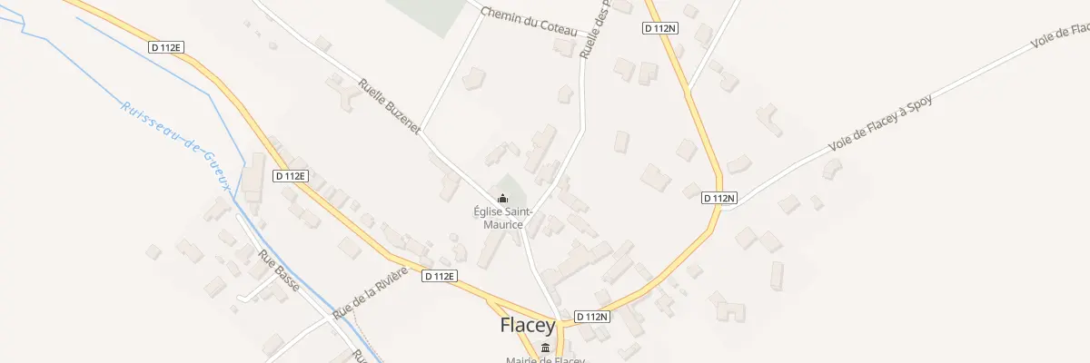 Plan du 7 Rle des Perrieres à Flacey