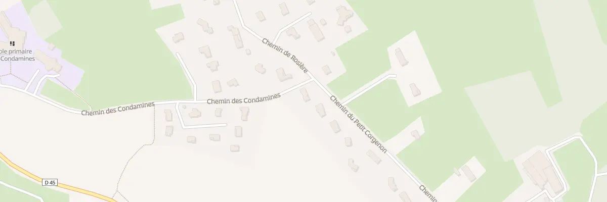 Plan du 30 Che du Petit Corgenon à Buellas