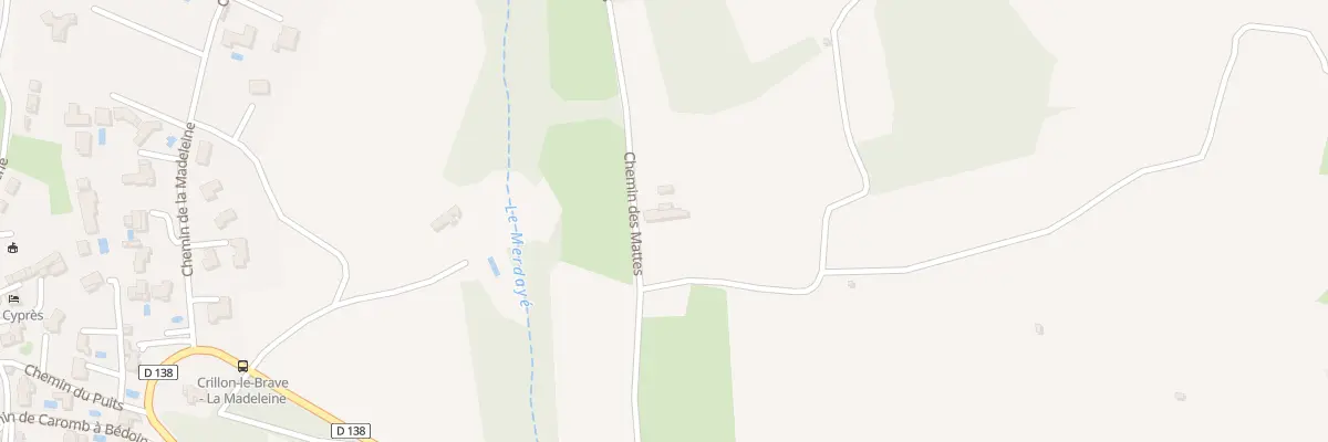 Plan du 192 Che des Mattes à Crillon-le-Brave