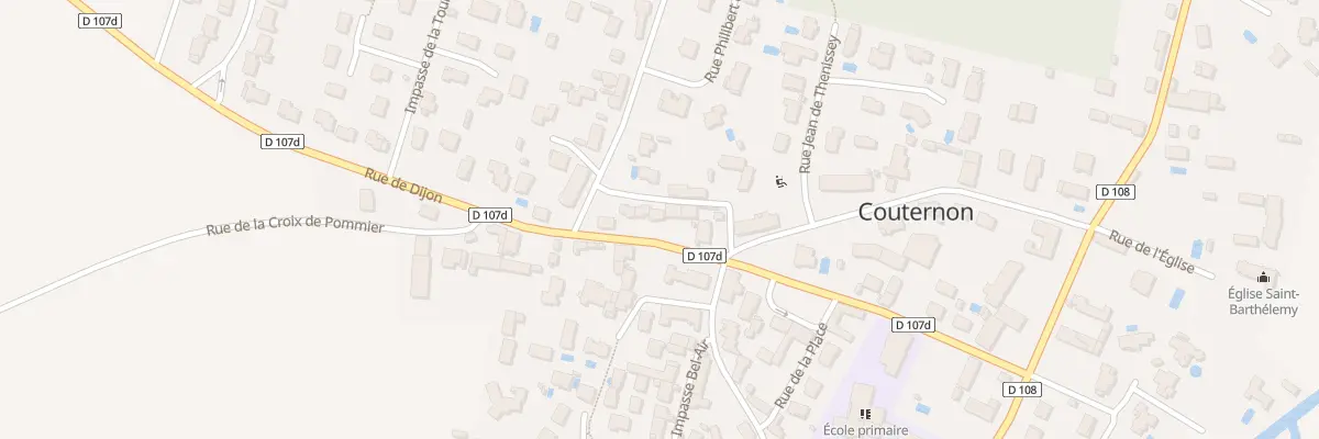 Plan du 7 Rue des Jardins à Couternon
