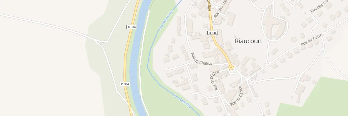 Plan du 2 Rue du Pré Robin à Riaucourt