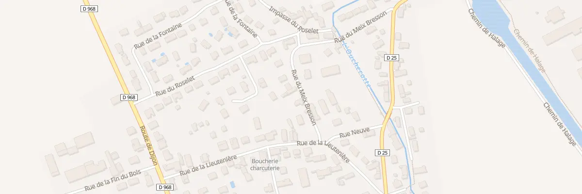 Plan du 5 Rue du Meix Bresson à Longecourt-en-Plaine