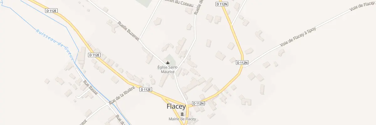 Plan du 2 Rle des Perrieres à Flacey
