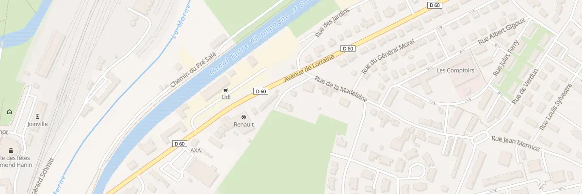 Plan du 3 Rue de la Carrière à Joinville