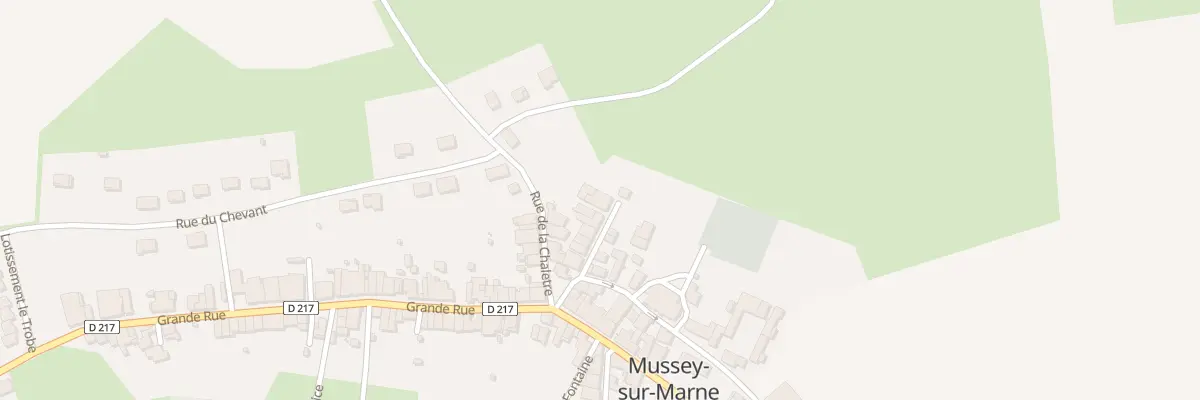 Plan du 13 Rue de la Valotte à Mussey-sur-Marne