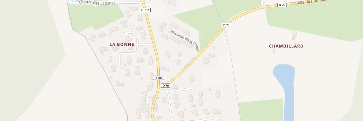 Plan du 93 Rte de Dompierre à Saint-Nizier-le-Désert