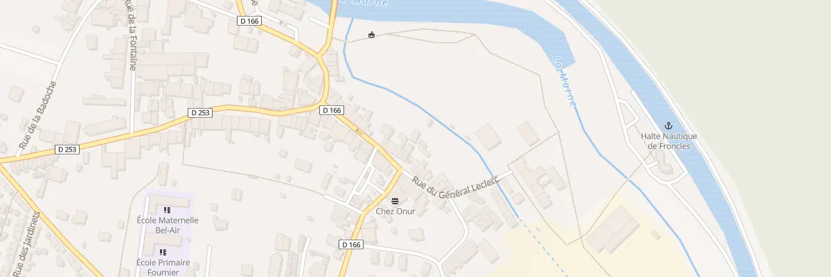 Plan du 87 Rue du Gen Leclerc à Froncles
