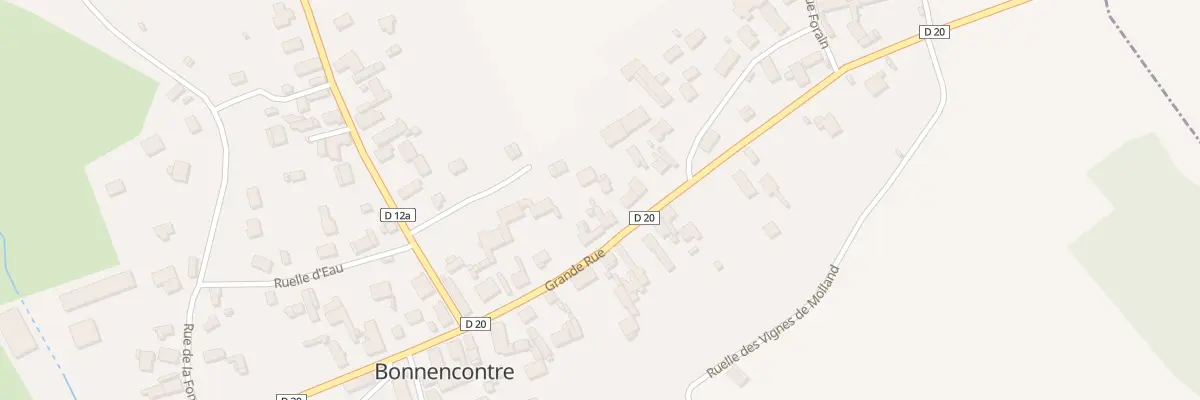 Plan du 18 Gr Grande Rue à Bonnencontre