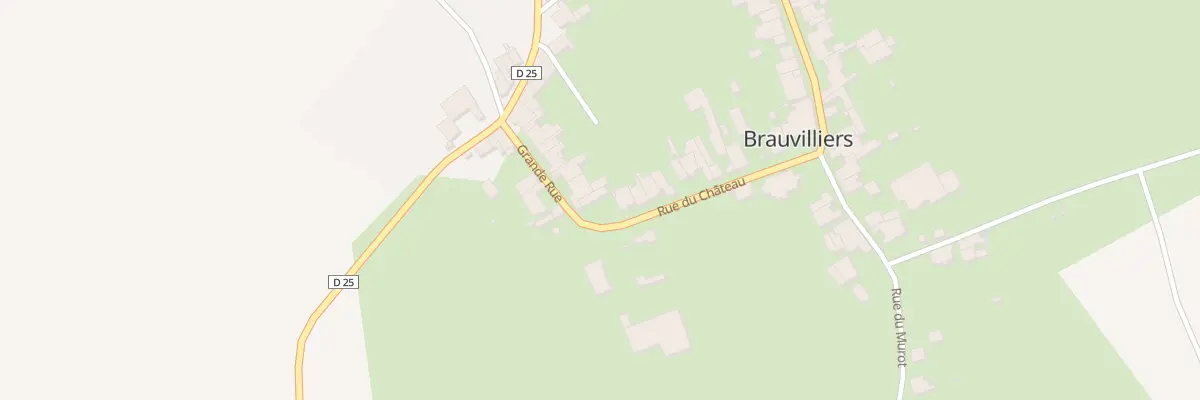 Plan du 28 Rue du Chateau à Brauvilliers