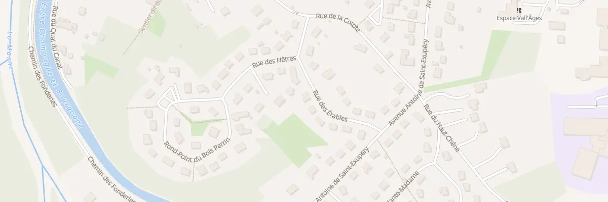 Plan du 2 Rue des Erables à Joinville