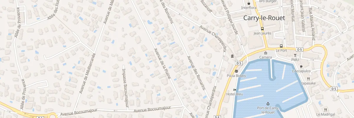 Plan du 22 Av de la Plaine à Carry-le-Rouet