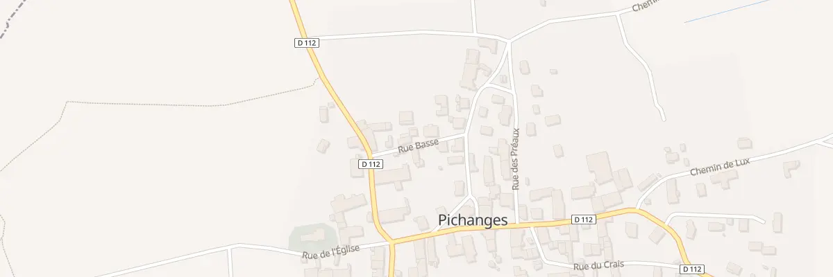Plan du 6 Rue Basse à Pichanges