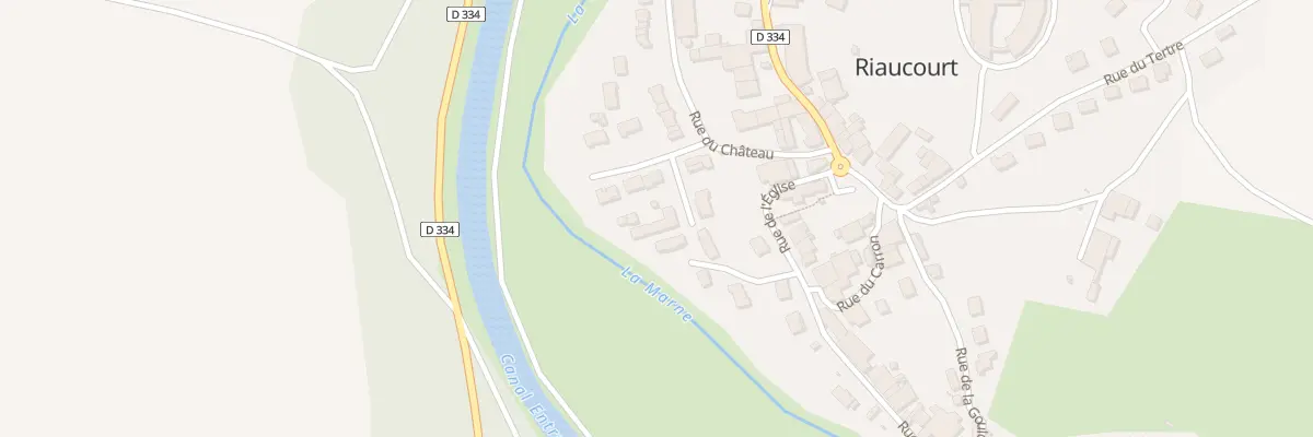 Plan du 1 Rue du Pré Robin à Riaucourt