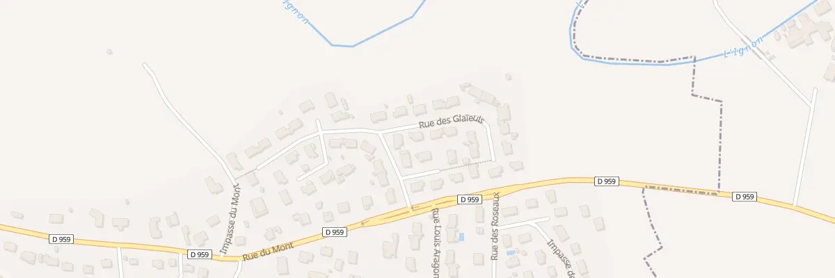 Plan du 2 Rue des Glaïeuls à Marcilly-sur-Tille