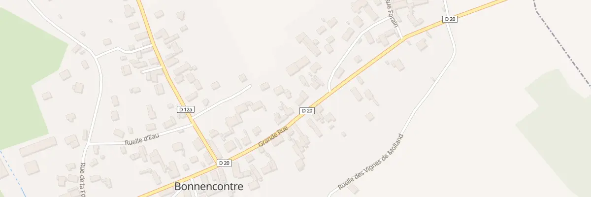 Plan du 16 Gr Grande Rue à Bonnencontre