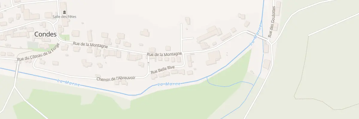 Plan du 26 Rue de la Montagne à Condes