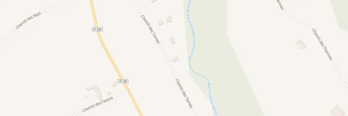 Plan du 655 Che des Terrets à Rochefort-Samson