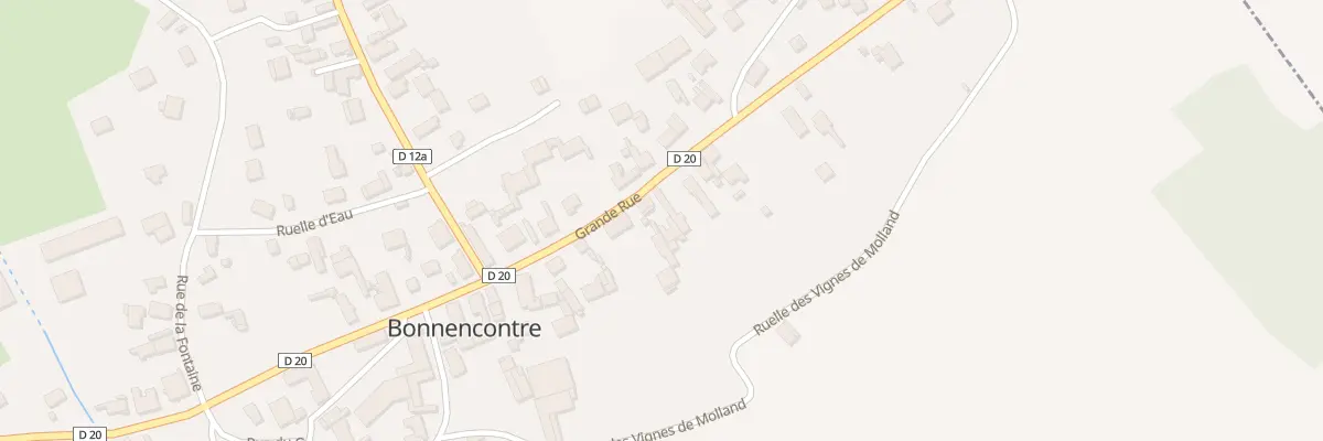 Plan du 19 Gr Grande Rue à Bonnencontre