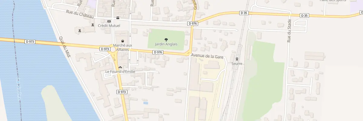 Plan du 16 Av de la Gare à Seurre
