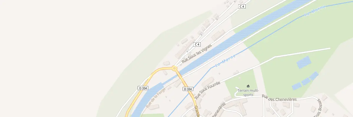 Plan du 1 Rue de la Vieille Côte à Riaucourt