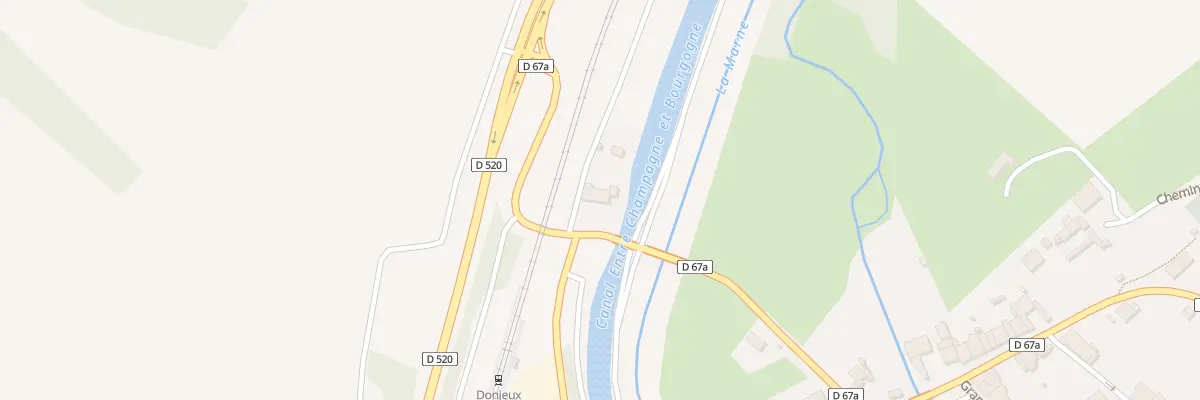 Plan du 9001 Rte de Doulaincourt à Donjeux