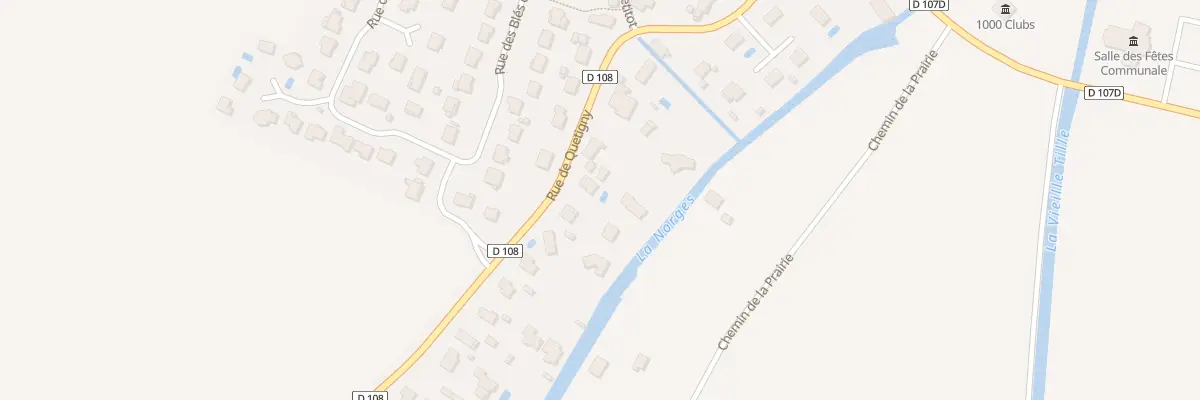 Plan du 5B Rue de Quétigny à Couternon