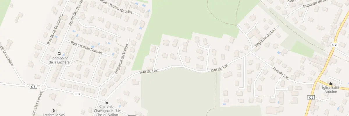 Plan du 2 Imp des Écureuils à Charvieu-Chavagneux