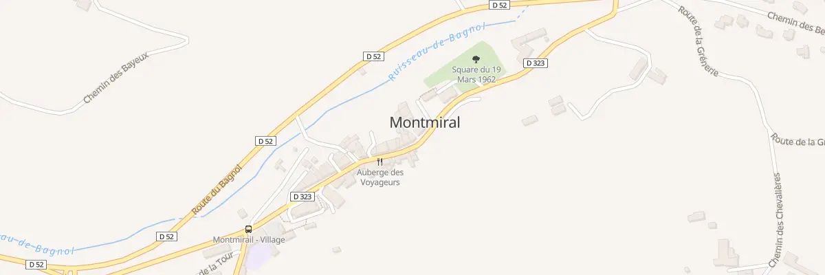 Plan du 235 Rue des Deux Clochers à Montmiral