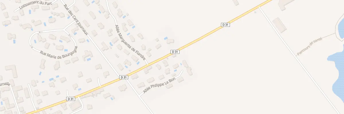 Plan du 36 Rue des Ducs de Bourgogne à Rouvres-en-Plaine