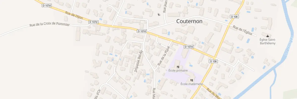 Plan du 1T Rue Marie Petitot à Couternon