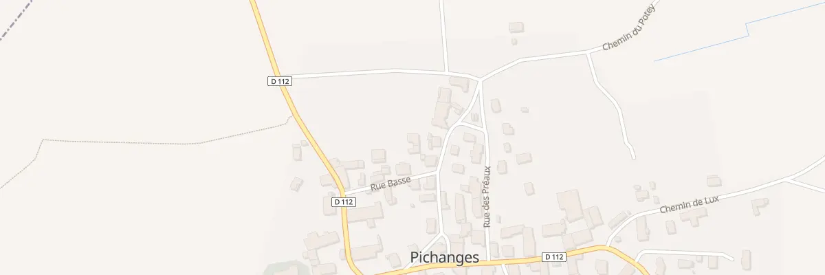 Plan du 9 Rue de la Fontaine à Pichanges