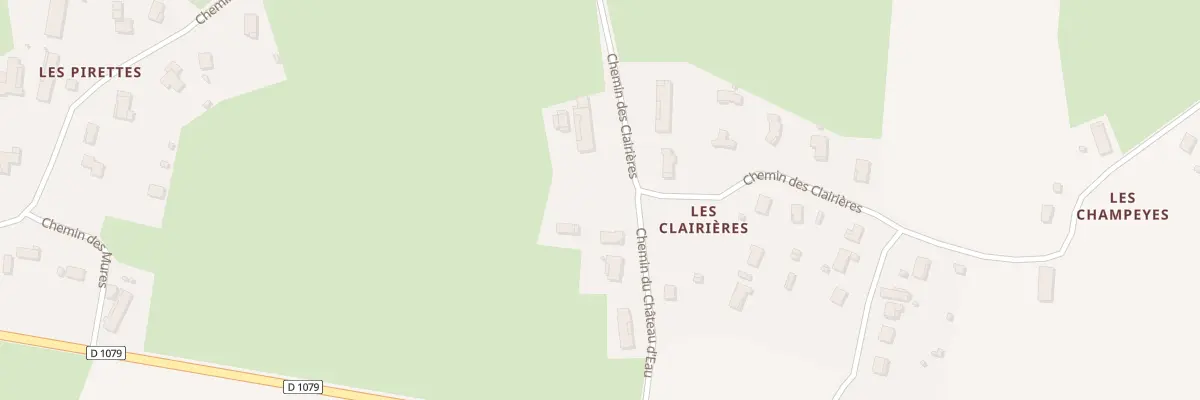 Plan du 2 Che du Château d’Eau à Polliat