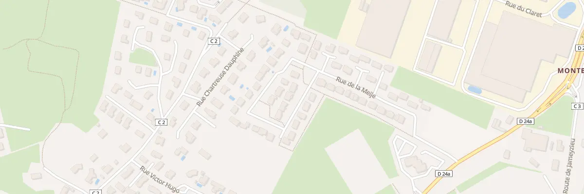Plan du 42 Rue de la Meije à Charvieu-Chavagneux