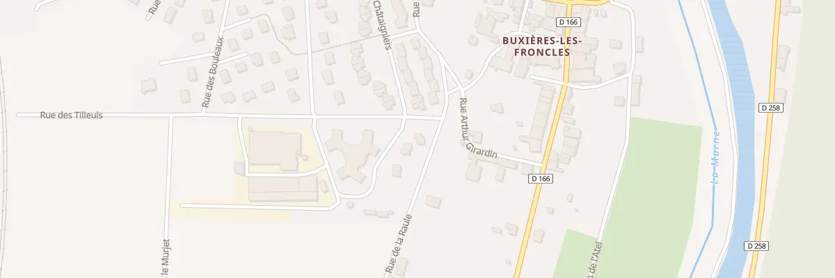Plan du 1 Rue de la Raule à Froncles