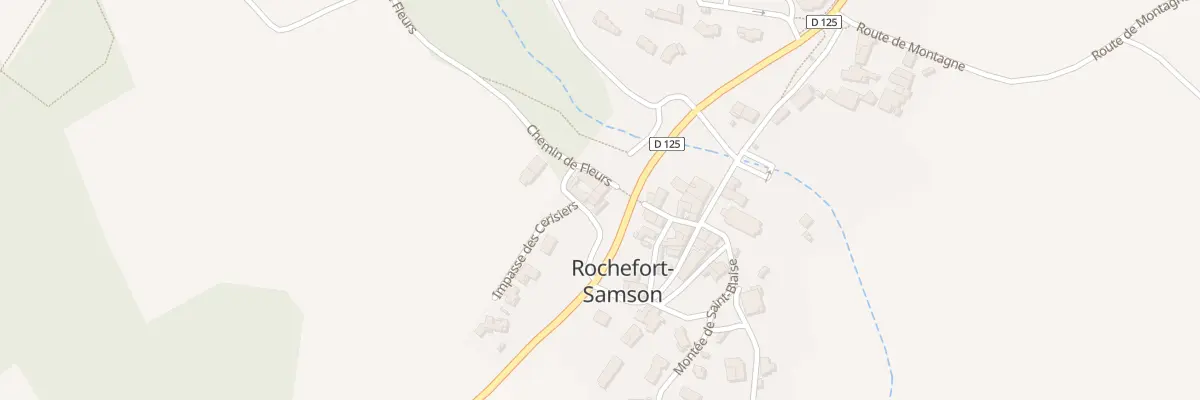 Plan du 40 Che de Fleurs à Rochefort-Samson