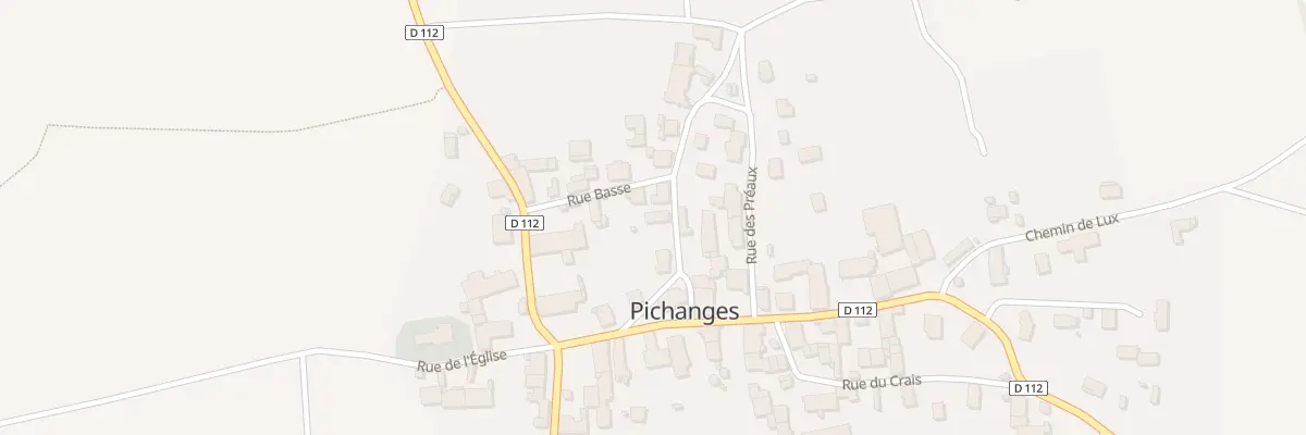 Plan du 5 Rue de la Fontaine à Pichanges