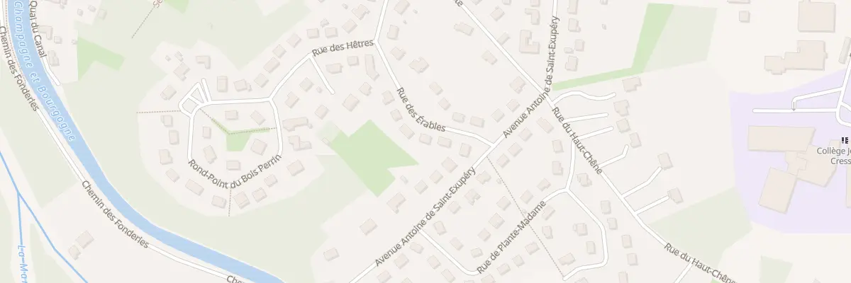 Plan du 8 Rue des Erables à Joinville