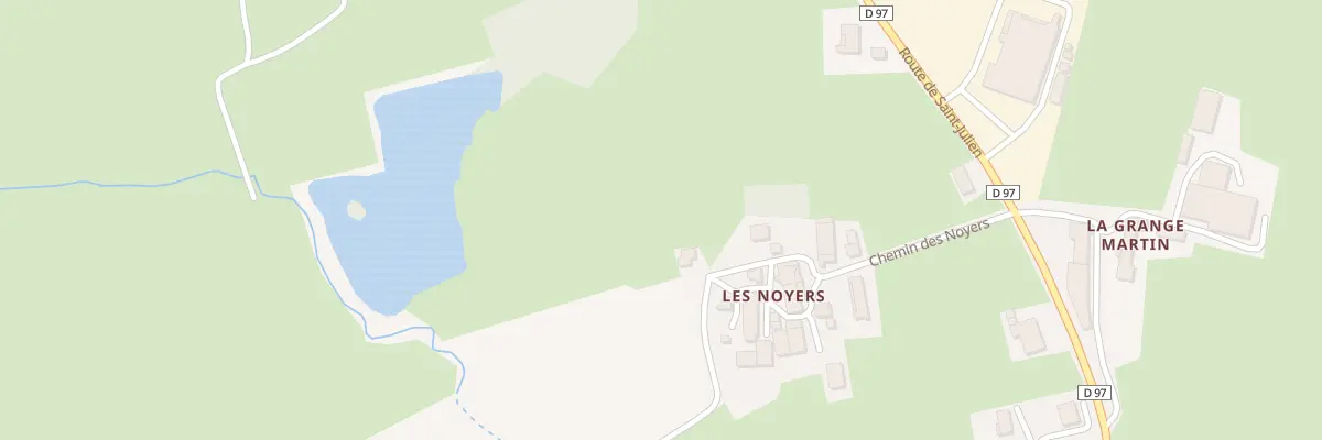 Plan du 246 Che des Noyers à Courtes