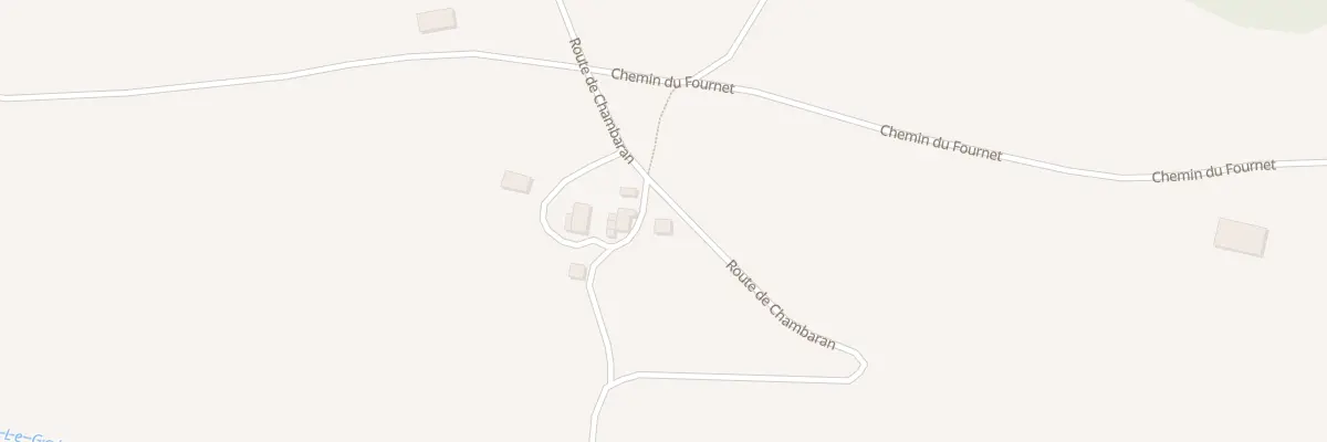 Plan du 2085 Rte de Chambaran à Saint-Clair-sur-Galaure