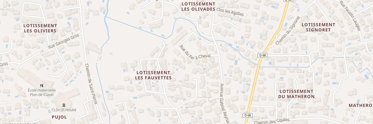 Plan du 15 Imp du Fer à Cheval à Pélissanne