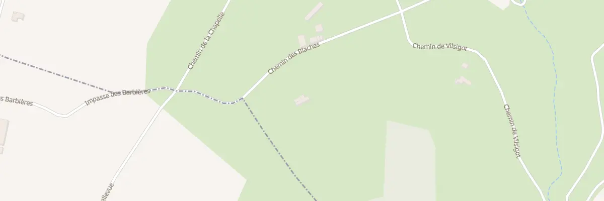 Plan du 990 Che des Blaches à Barbières