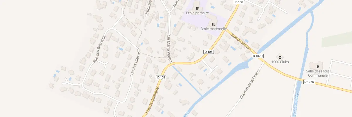 Plan du 1 Rue de Bourgogne à Couternon